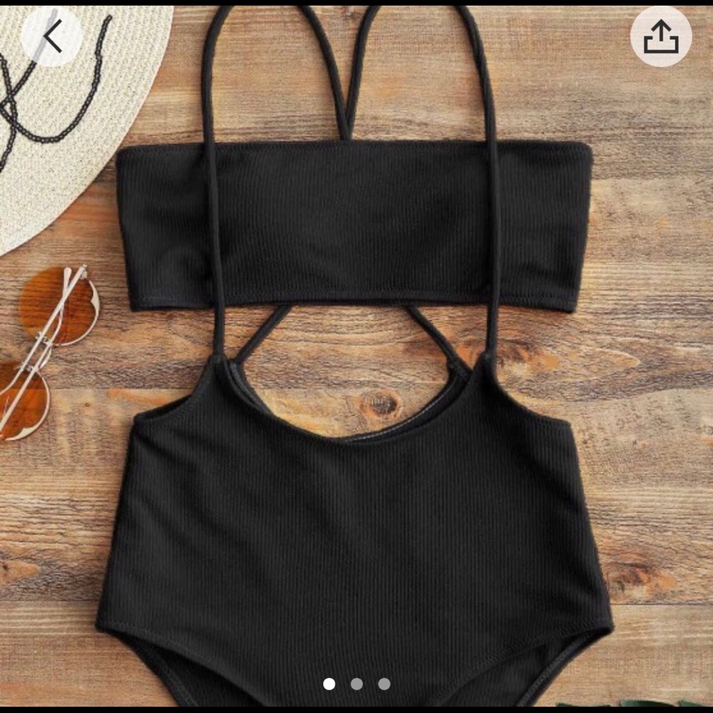 Black swimsuit